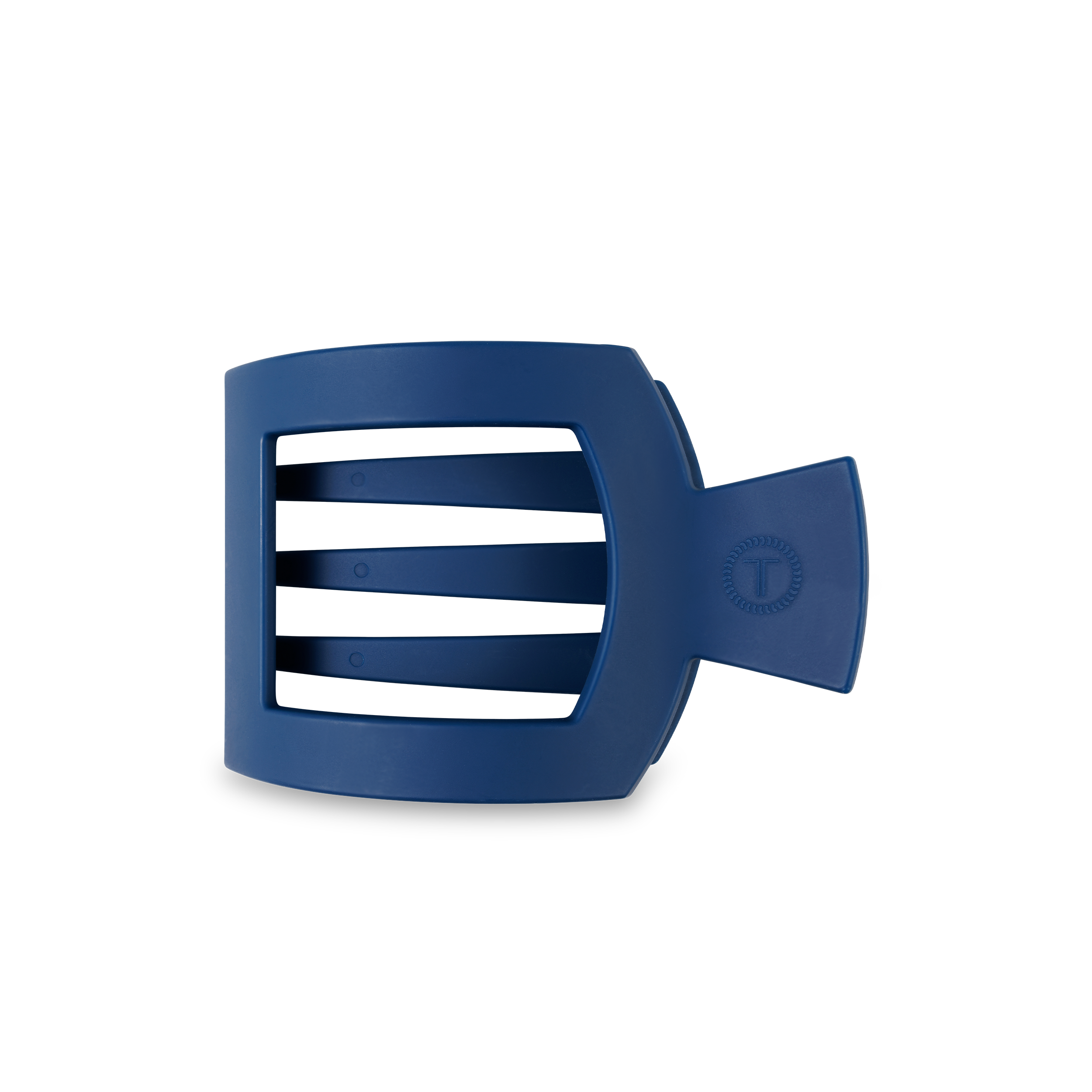 TELETIES - Square Flat Hair Clip | Medium | Midnight Rain