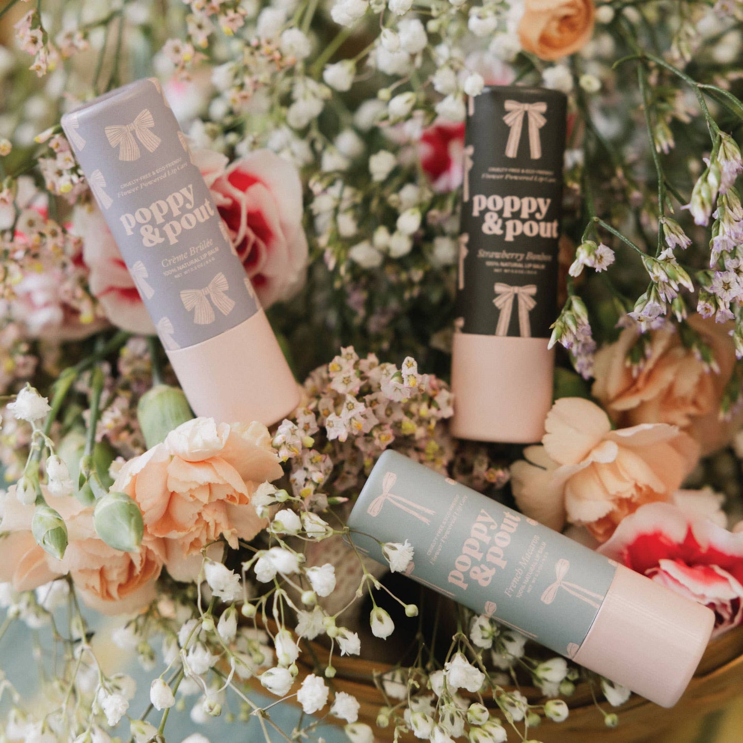 Poppy & Pout - Gift Set, Coquette Lip Balm Trio