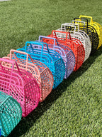 JustforZo boutique, Inc. - Medium Retro Jelly Baskets, Bags - 𝙈𝙖𝙙𝙚 𝙞𝙣 𝙐𝙎𝘼!