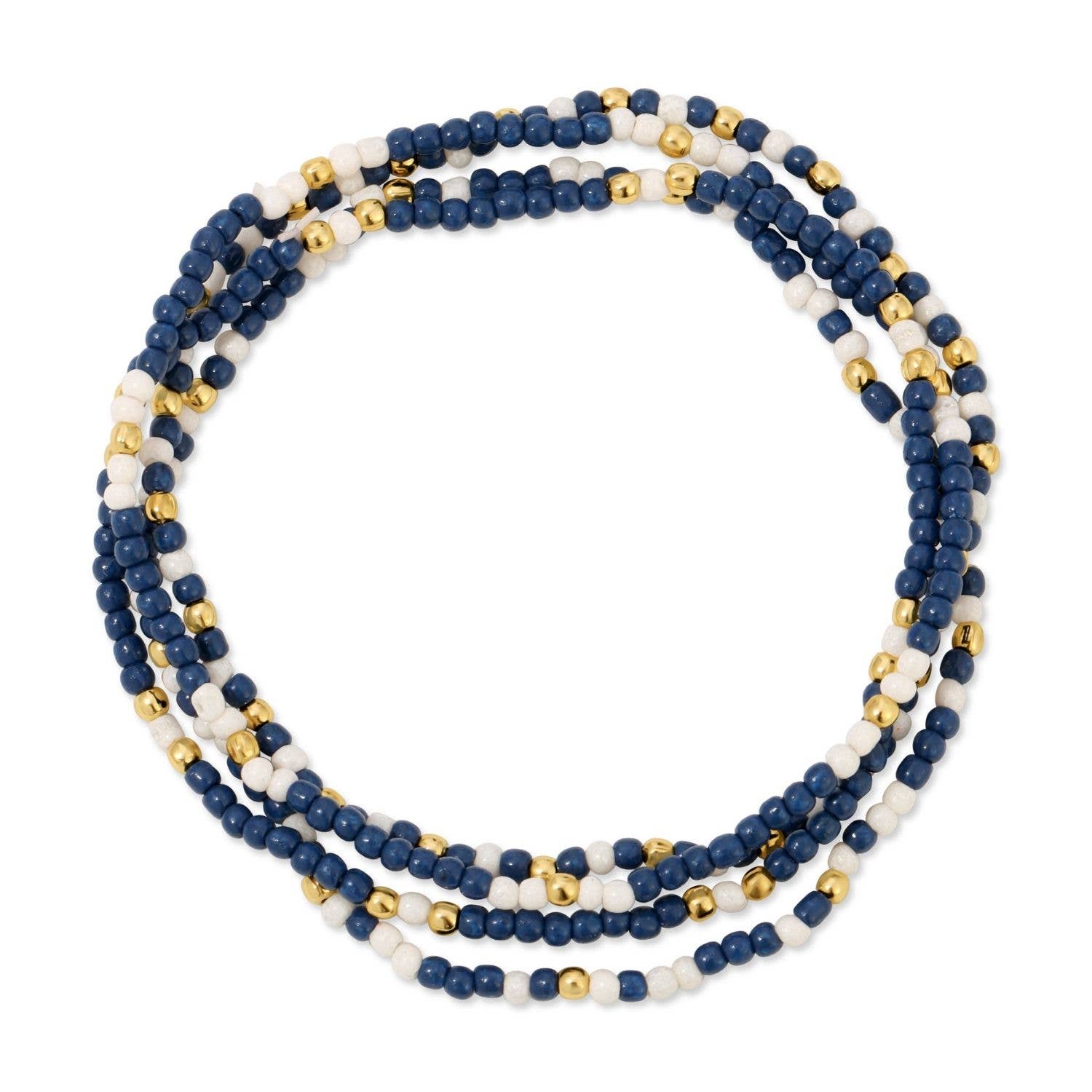 Splendid Iris - Set/4 Stretch Beaded GAME DAY Bracelets