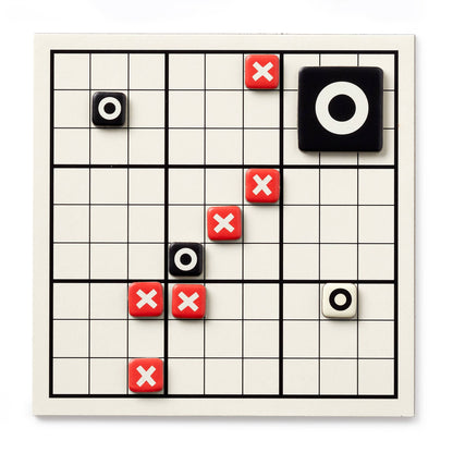 Chronicle Books - Brass Monkey Tic Tac No Magnetic Fridge Game