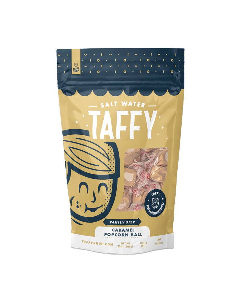 Taffy Shop - Caramel Popcorn Ball Taffy