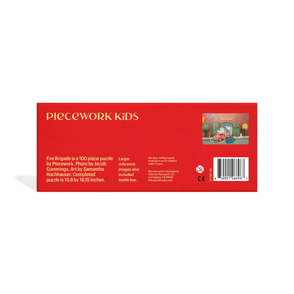 Piecework Puzzles -  Fire Brigade - 100 Piece Puzzle