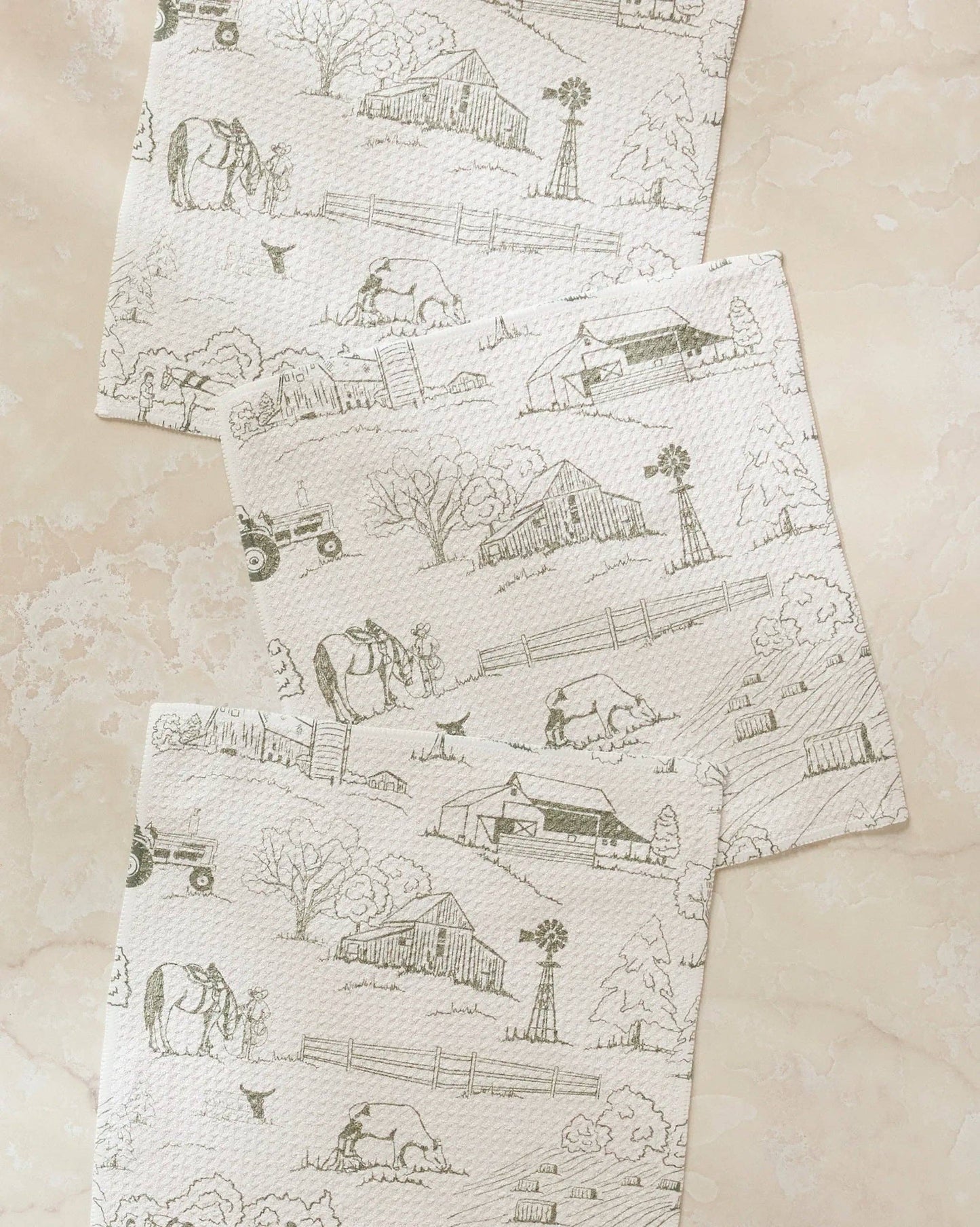 Geometry - Farmyard Dishcloth Set