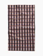 Geometry - Crossbarred Orange Tea Towel