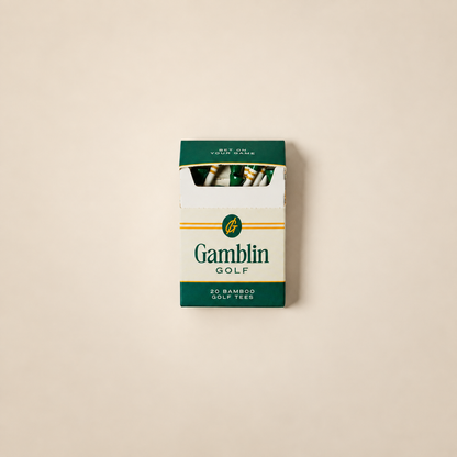 Gamblin' Golf - The Gentleman’s Tee Pack - 20 Bamboo Tees