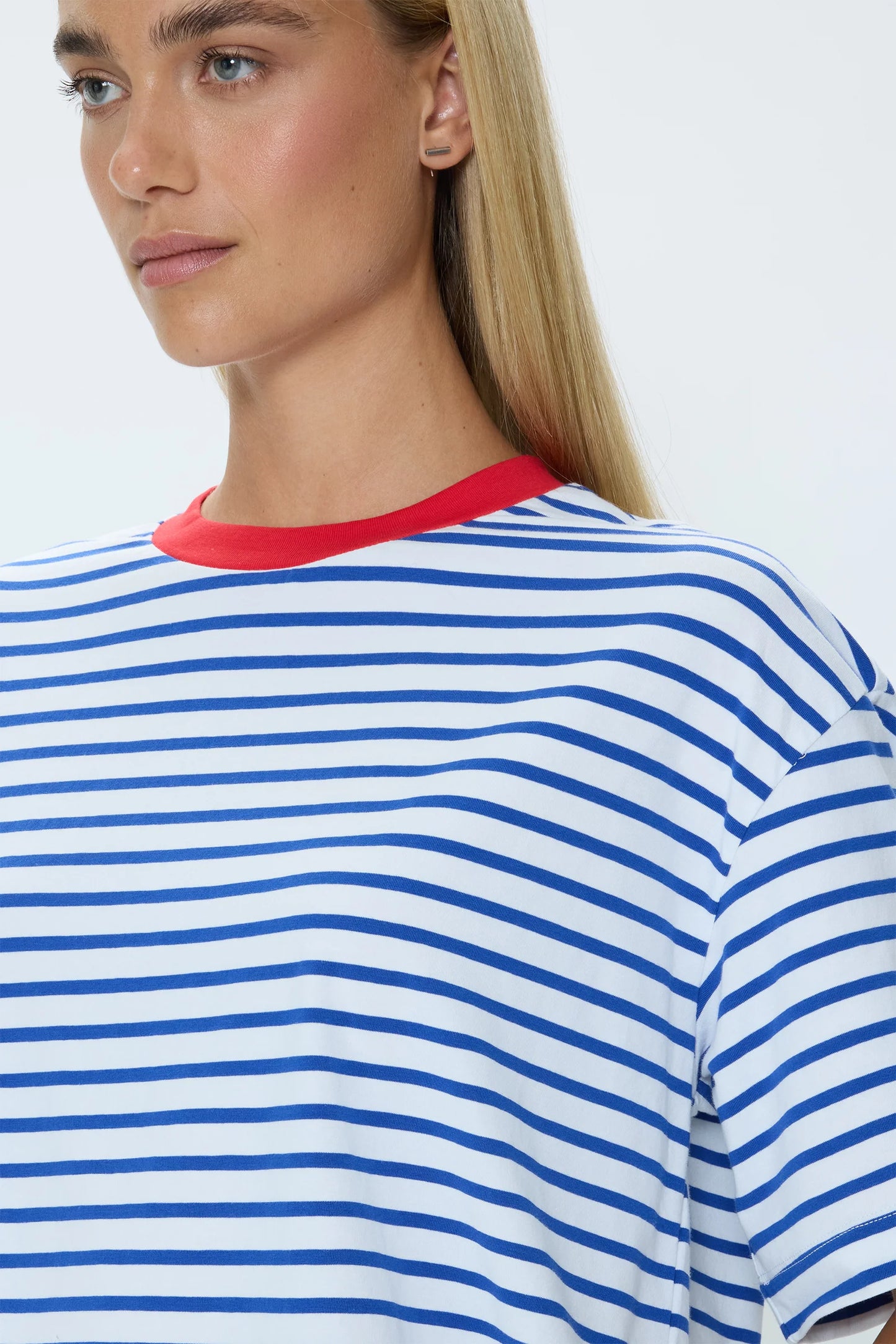 Pistola Mae Cropped Tee - Maritime Red