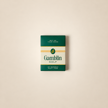 Gamblin' Golf - The Gentleman’s Tee Pack - 20 Bamboo Tees