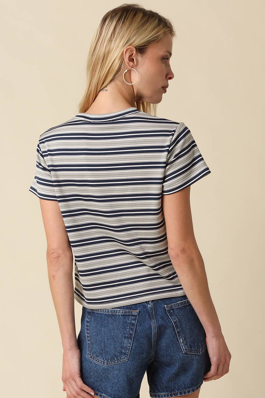 Mila Stripe Baby Tee