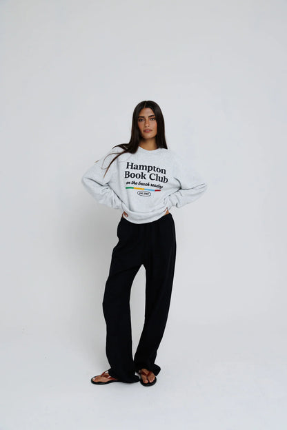 Sunny Somewhere Hampton Book Club Raglan Sweatshirt