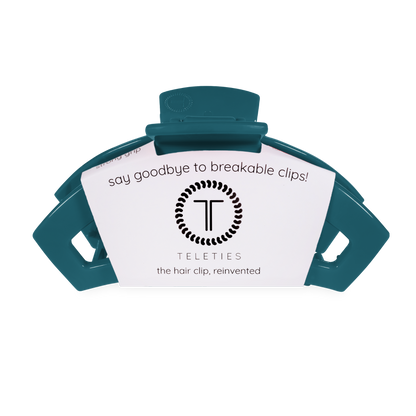 TELETIES - Open Teal With It Large Hair Clip