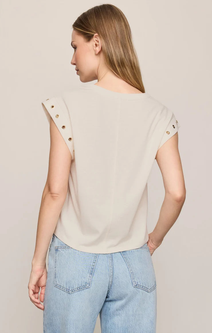 Z Supply Camino Grommet Top - Sandstone