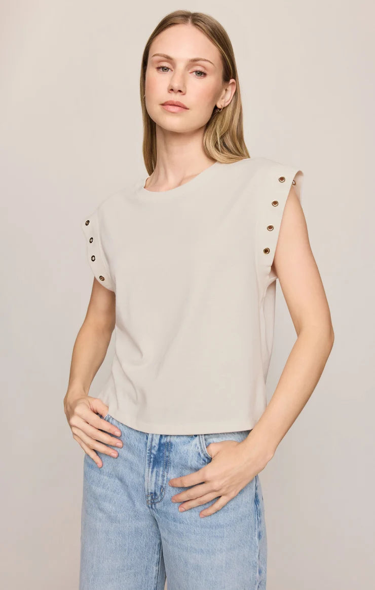 Z Supply Camino Grommet Top - Sandstone
