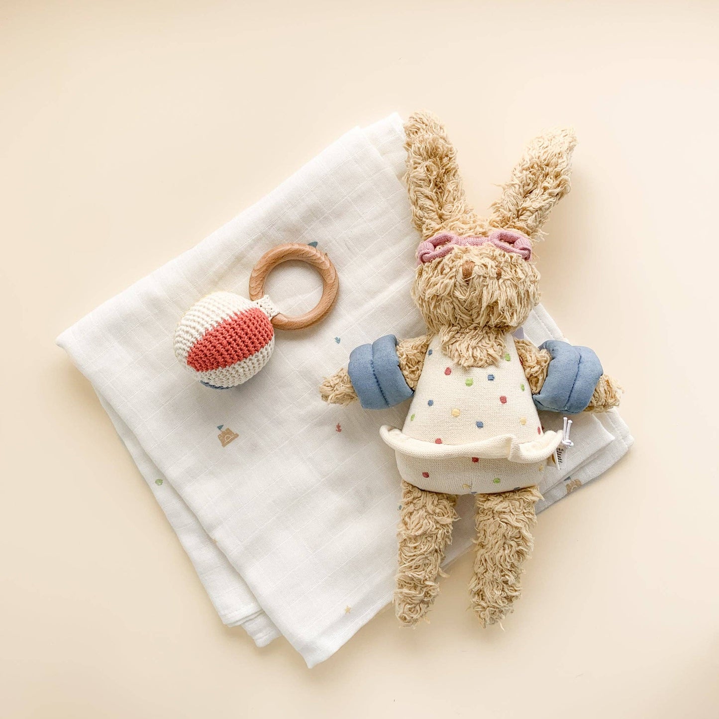 The Blueberry Hill - Plush Bunny Beach Toy Baby Kid Summer Ocean Swim Vacation