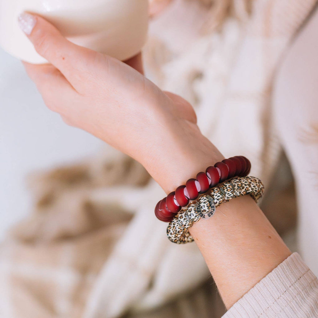TELETIES - Spiral Hair Coils | Large | Wild Side Hair Ties