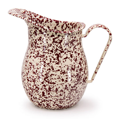 Crow Canyon Home - Splatter Enamelware Large Pitcher - Assorted Colors