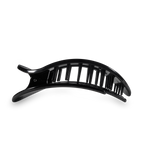 TELETIES - Jet Black Large Flat Round Clip