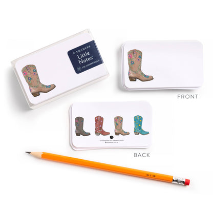 E. Frances Paper - Cowboy Boot Little Notes® NEW 55 Count