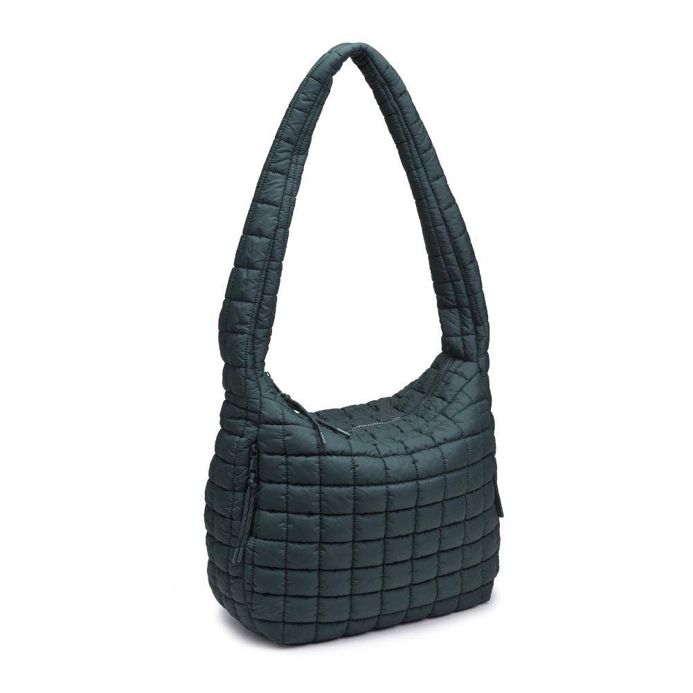Urban Expressions - Leda Quilted Nylon Puffer Hobo - Assorted Colors