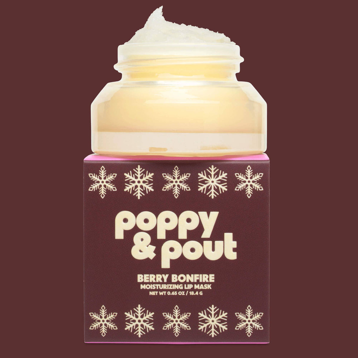 Poppy & Pout - Lip Mask, Retro Ski, Berry Bonfire, Limited Edition