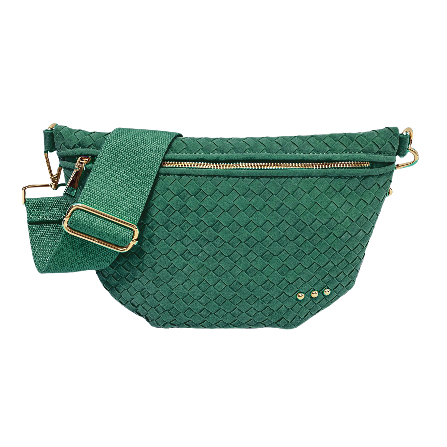 Pretty Simple - Suede Westlyn Woven Bum Bag