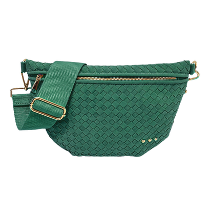 Pretty Simple - Suede Westlyn Woven Bum Bag