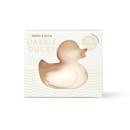 Dabble & Dollop - Latex-Free Duck Bath Toy & Teether