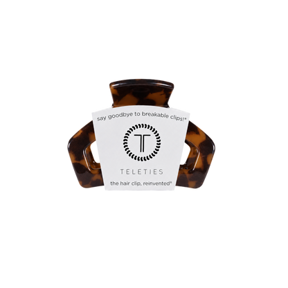 TELETIES - Open Tortoise | Petite | Hair Clip