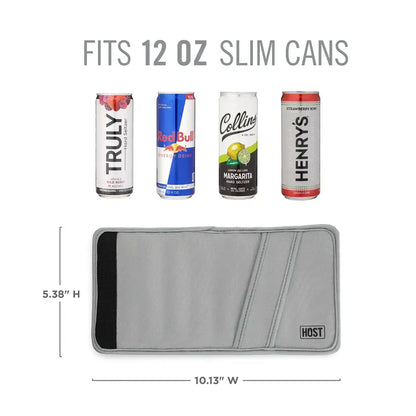 HOST - Insta-Chill Sleeve w/ Cooling Gel - Slim Cans