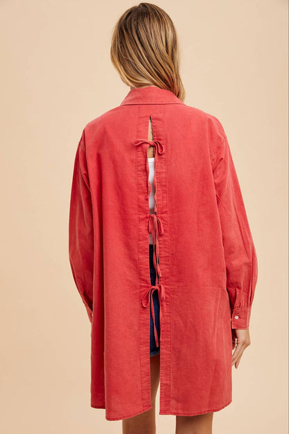 In Loom - LINEN BLEND BUTTON UP