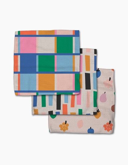 Geometry - Fruit Basket Dishcloth Set
