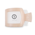 TELETIES - Almond Beige Large Flat Square Clip