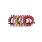 TELETIES - Spiral Hair Coils | Tiny | Burgundy Bliss Hair Ties