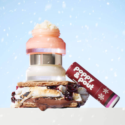 Poppy & Pout - Lip Mask, Retro Ski, Berry Bonfire, Limited Edition