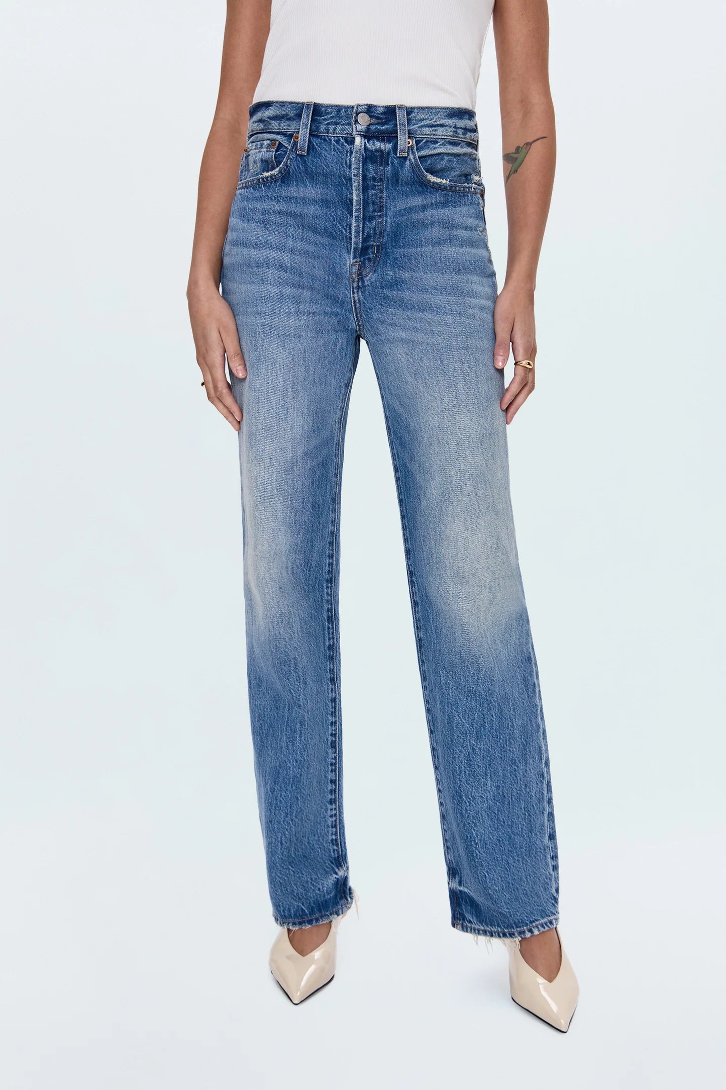 Pistola Cassie Super High Rise Straight - Serpentine Vintage