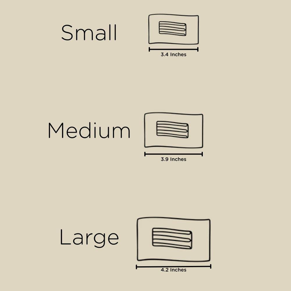 TELETIES - Flat Rectangle Hair Clip | Large | Merry Pinkmas