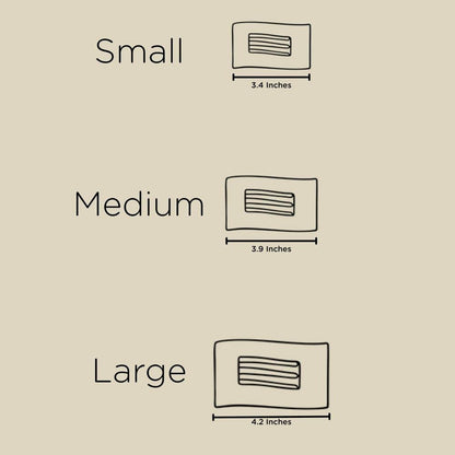 TELETIES - Flat Rectangle Hair Clip | Small | Merry Pinkmas