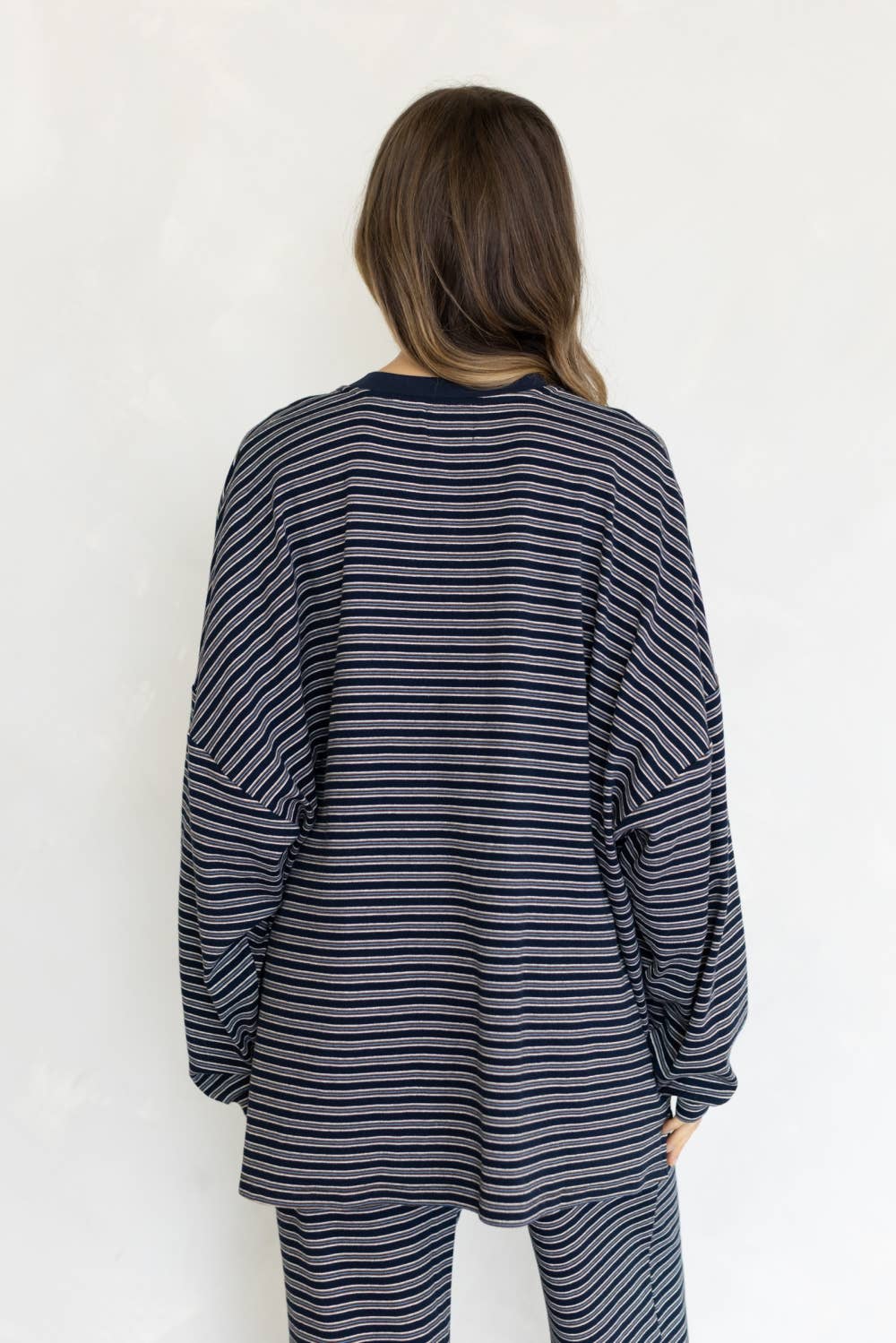 Lara Stripe Lounge Top