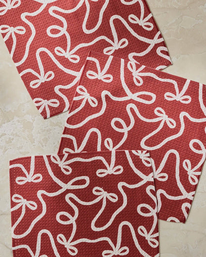 Geometry - Holiday Bows Dishcloth Set - Holiday 2026