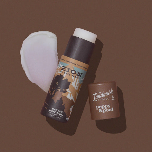Poppy & Pout - The Landmark Project, Lip Balm, Zion Cactus Mint Chill