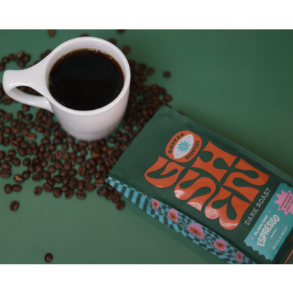 Goshen Coffee Company - Black Dog Espresso Dark Roast Coffee Whole Bean, Ground