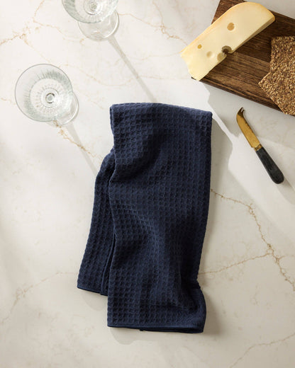 Geometry - Sapphire Truffle Hand Towel