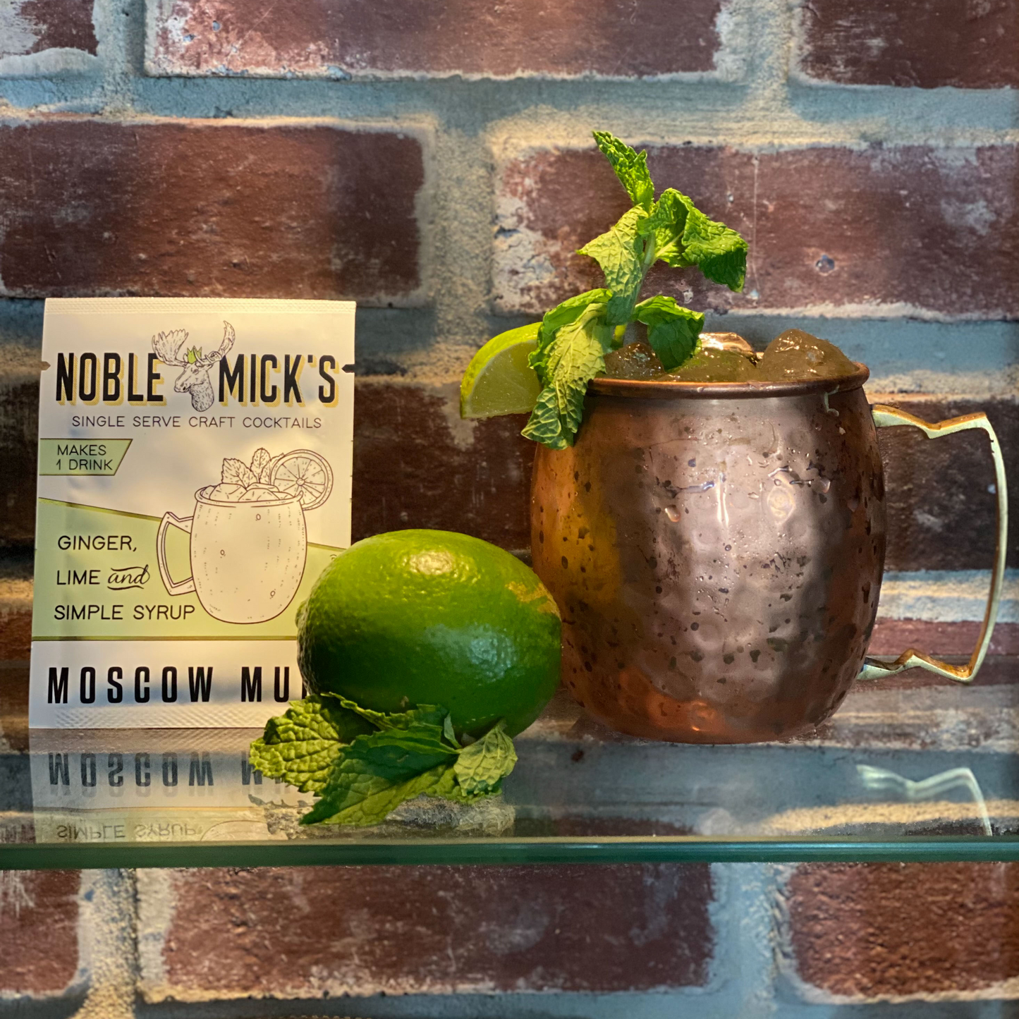 NOBLE MICK'S - Single Serve Craft Cocktails - Moscow Mule Single Serve Craft Cocktail