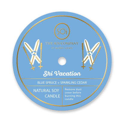 Ski Vacation  12oz  Icon Candle