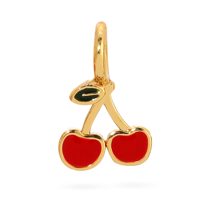 Lucky Feather - Charm Garden - Cherry Charm - Gold