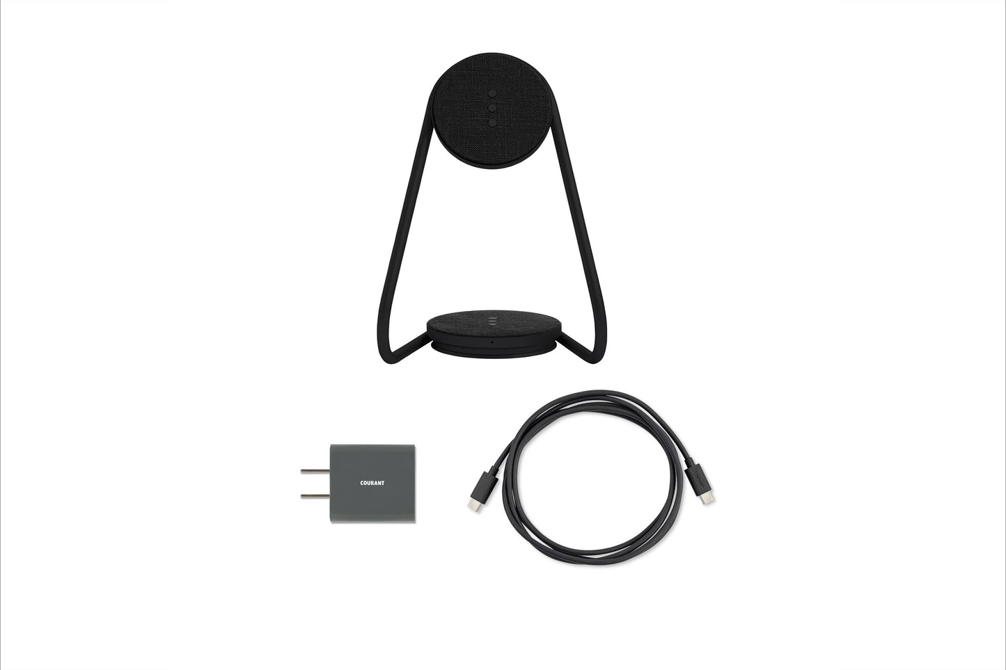 Courant - MAG:2 - Essentials Linen Wireless Charger Stand (Magnetic)