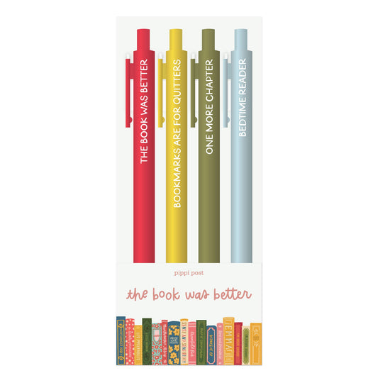 Pippi Post - The Book Was Better Pen Set