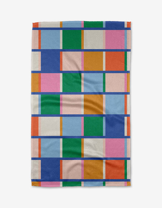 Geometry - Grid Tea Towel