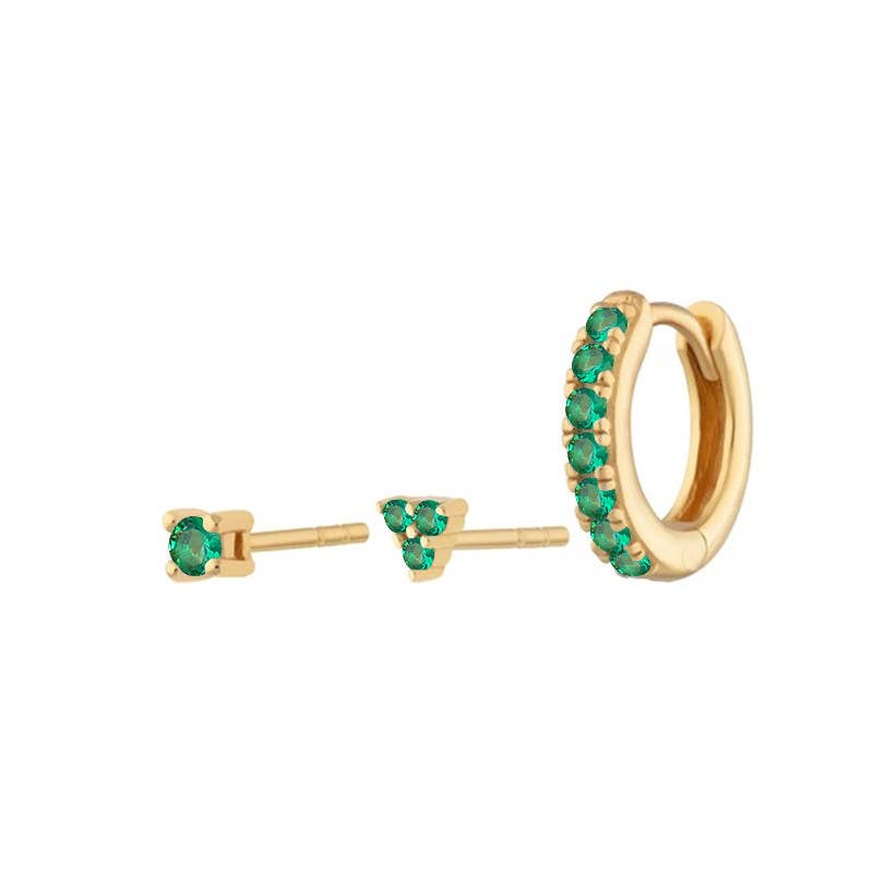 MAIVE - Claire Hoop and Studs Set