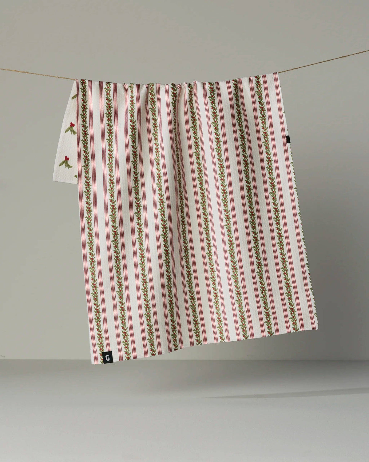Geometry - Holly Vine Luxe Kitchen Towel - Holiday 2026